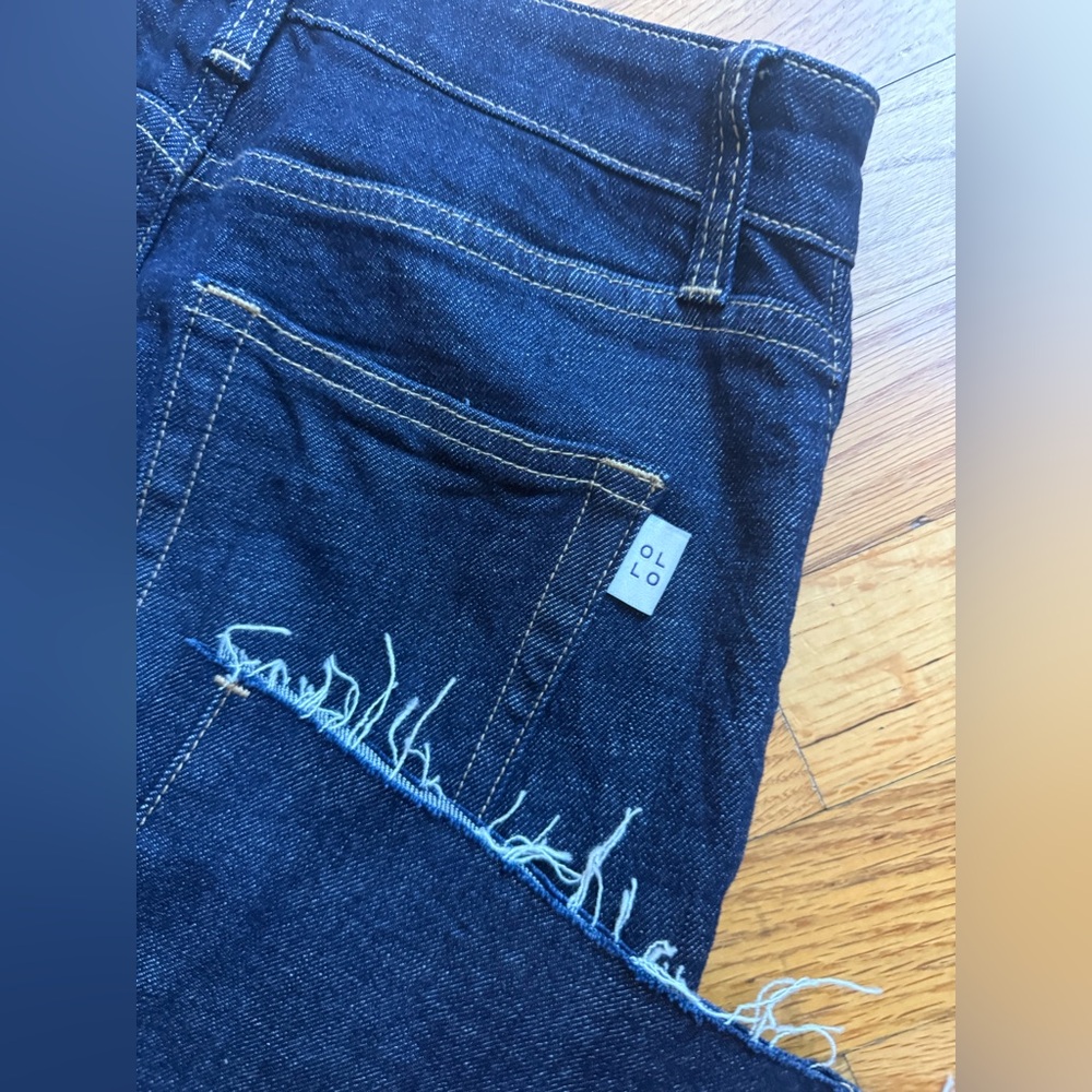 NWOT Oliver Logan Aberdeen wide leg crop jeans 25 waist